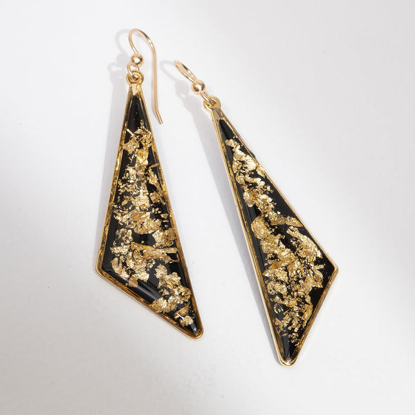 Asymmetric Triangle Statement Earrings