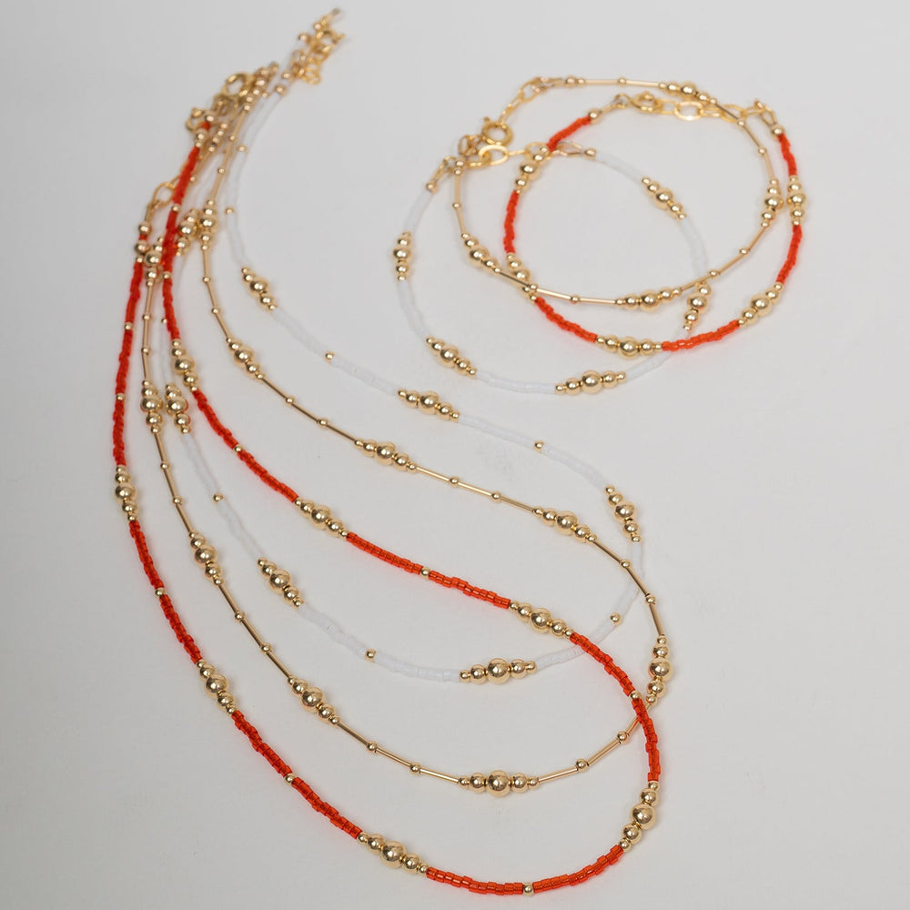 Beaded Gold Filled Bracelet