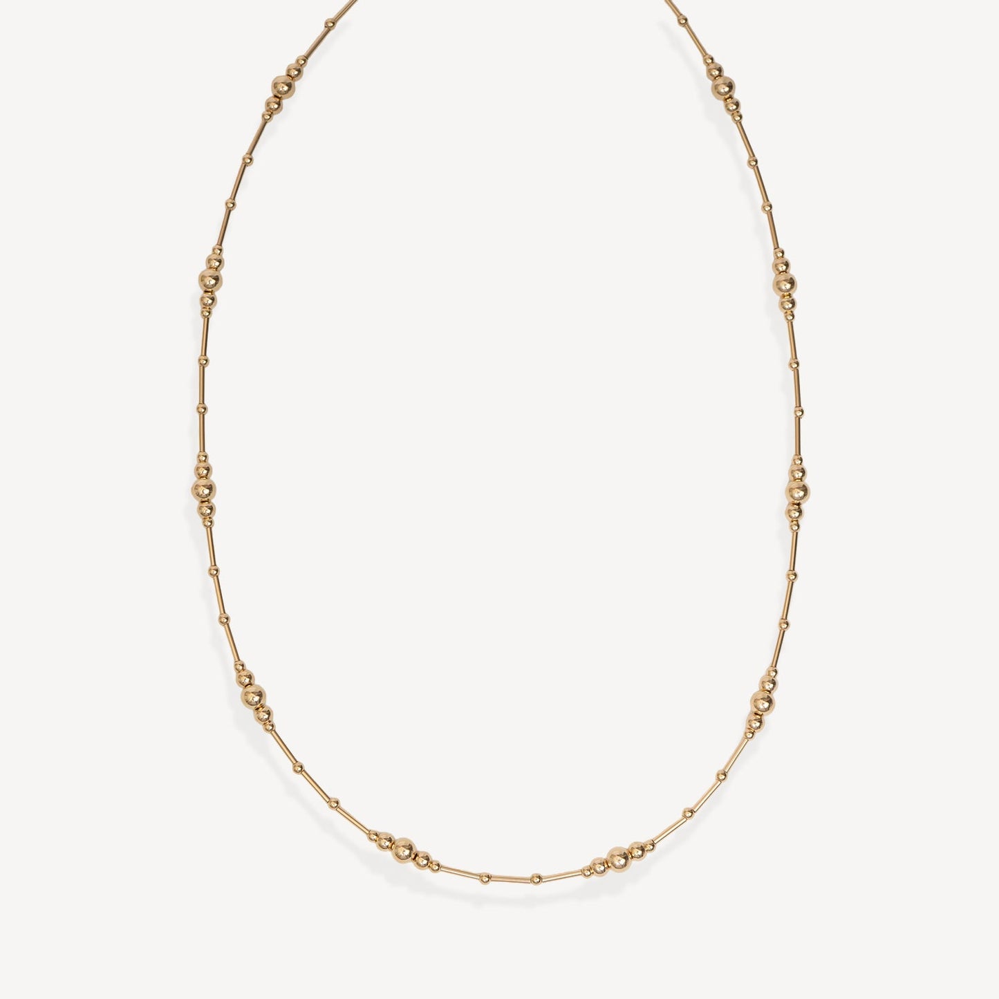 Beaded Gold Filled Necklace
