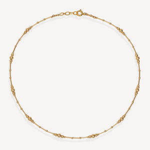 Beaded Gold Filled Necklace