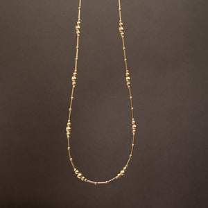 Beaded Gold Filled Necklace