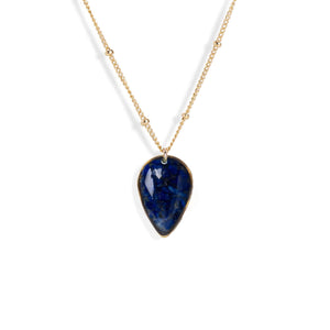 Blue Teardrop Necklace - Kate Koel