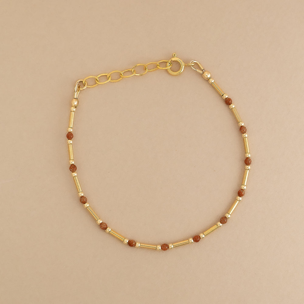 
                      
                        Sunstone Beaded Bracelet
                      
                    