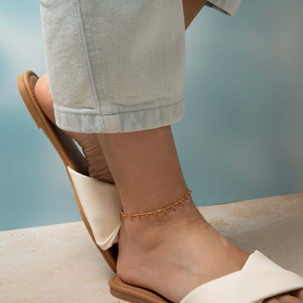 Color Pop Anklet - Kate Koel