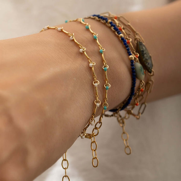 Color Pop Chain Bracelet - Kate Koel