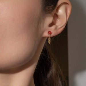 Color pop front to back earrings - Kate Koel