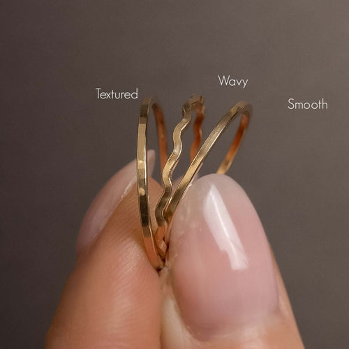 Dainty Gold Square Ring - Kate Koel