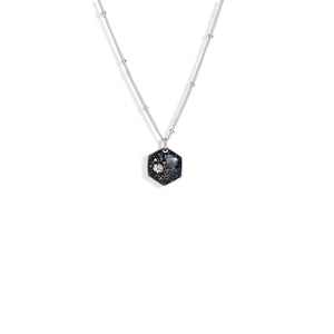 Dainty Hexagon Galaxy Necklace - Kate Koel