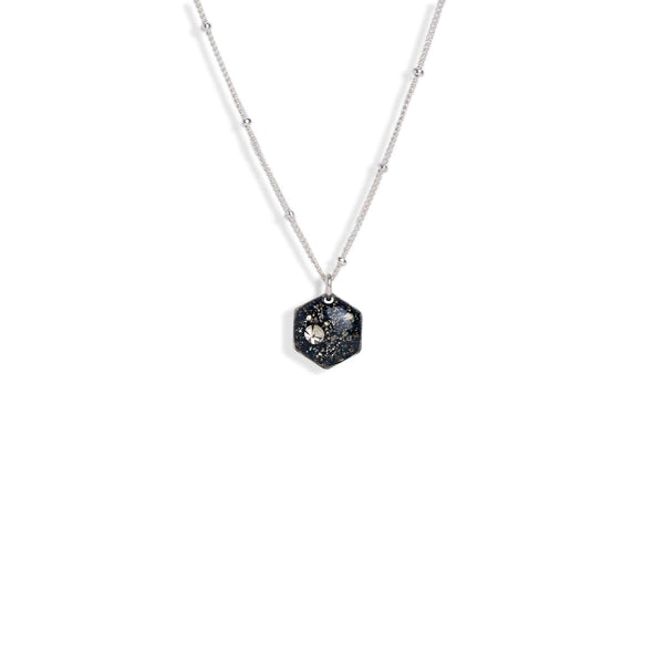 Dainty Hexagon Galaxy Necklace - Kate Koel