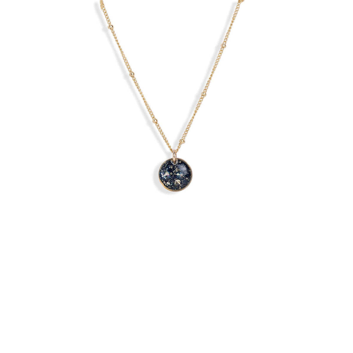 Dainty Round Galaxy Necklace