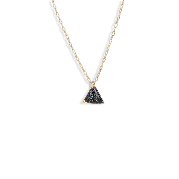Dainty Triangle Galaxy Necklace - Kate Koel