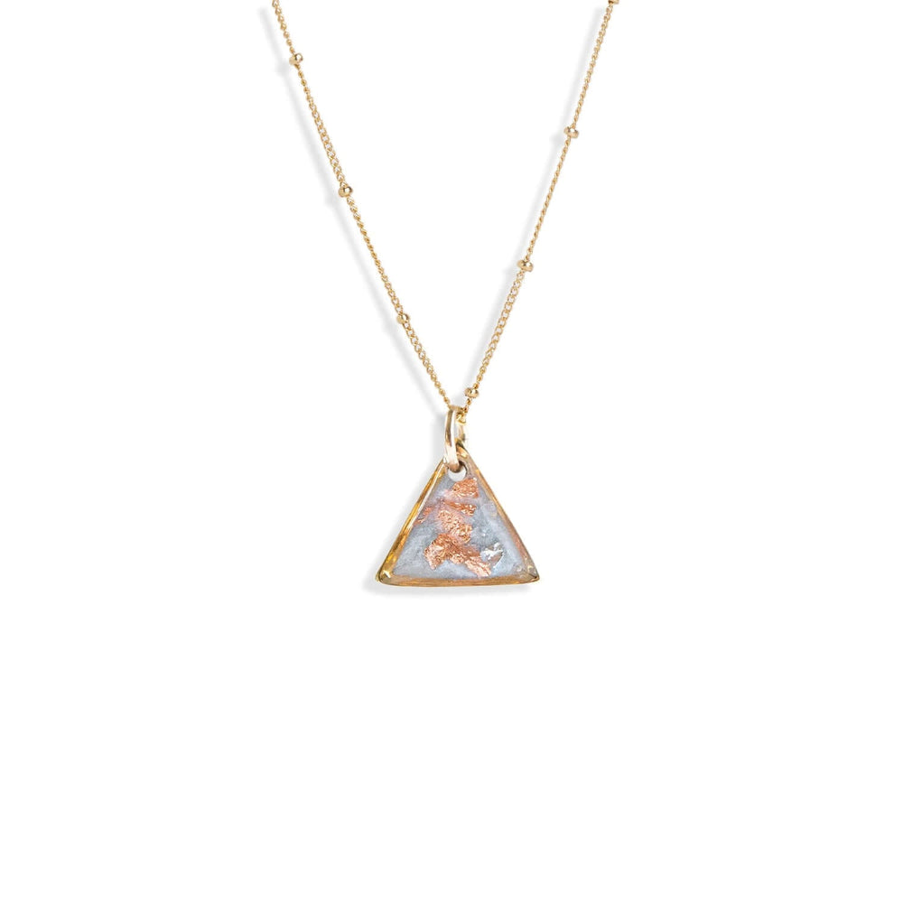 Dainty Triangle Vanilla Sky Necklace - Kate Koel