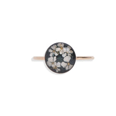 Delicate Flower Ring on Green - Kate Koel