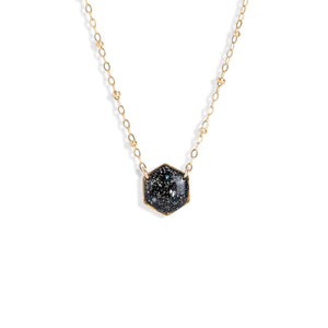 Delicate Galaxy Hexagon Necklace - Kate Koel