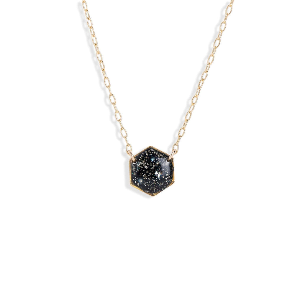 Delicate Galaxy Hexagon Necklace - Kate Koel