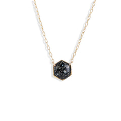 Delicate Galaxy Hexagon Necklace - Kate Koel