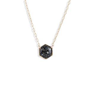 Delicate Galaxy Hexagon Necklace - Kate Koel