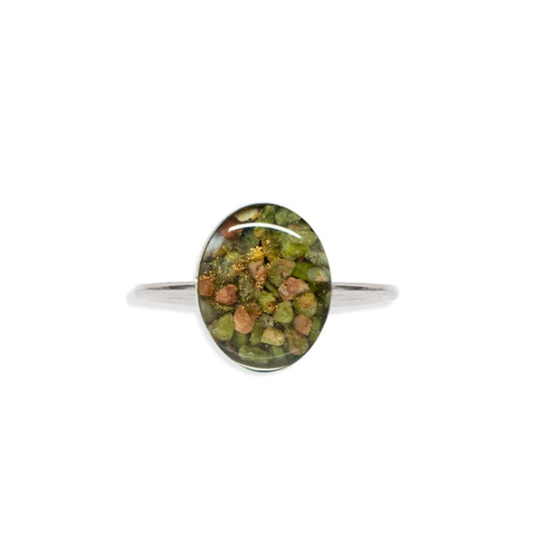 Delicate Oval Gemstone ring - Kate Koel