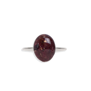 Delicate Oval Gemstone ring - Kate Koel