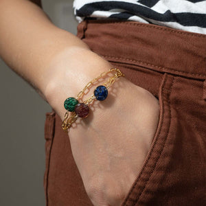 Delicate Round Abalone Shell Bracelet - Kate Koel