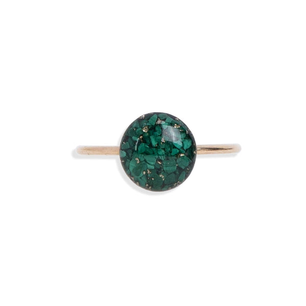 Delicate Round Gemstone ring - Kate Koel