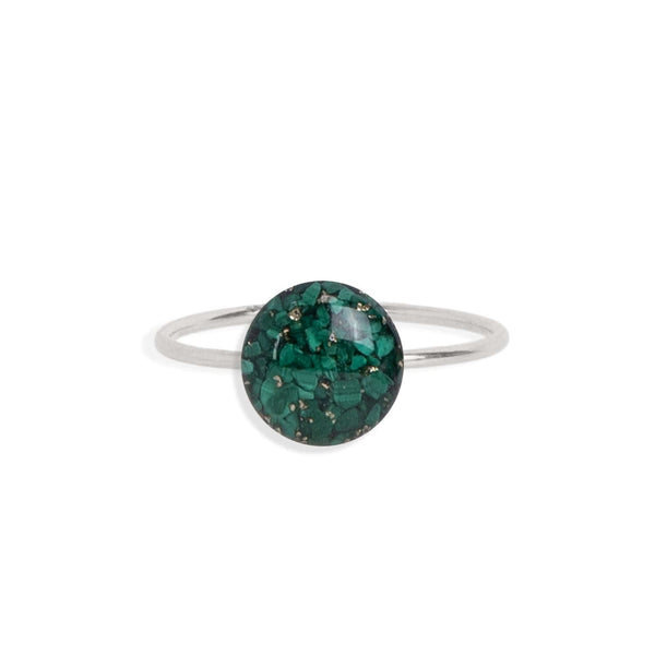 Delicate Round Gemstone ring - Kate Koel