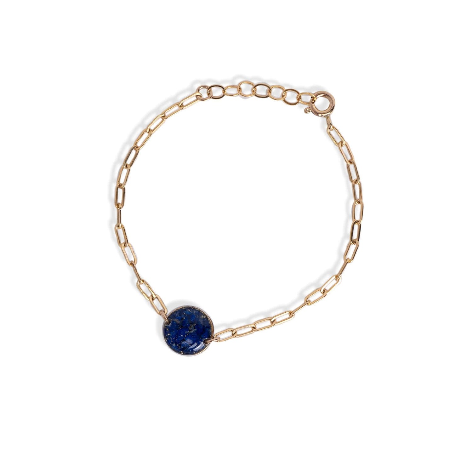 Delicate Round Lapis Bracelet - Kate Koel