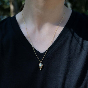 Diamond Abalone Shell Necklace - Kate Koel