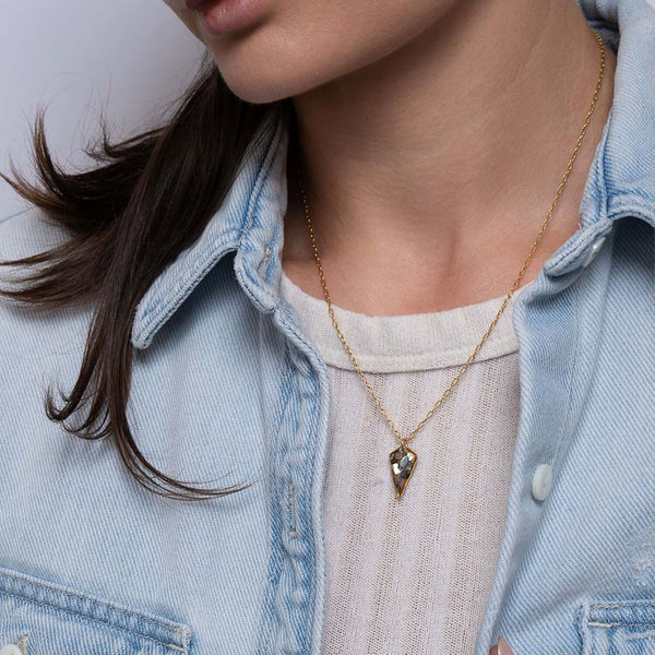 Diamond Abalone Shell Necklace - Kate Koel