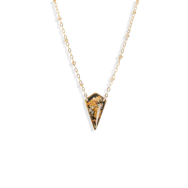Diamond Shimmer Foils Necklace - Kate Koel
