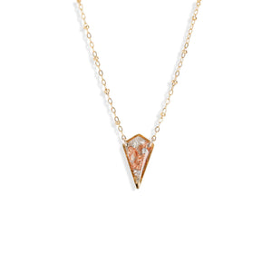Diamond Shimmer Foils Necklace - Kate Koel