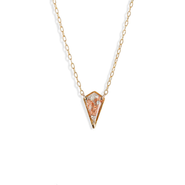 Diamond Shimmer Foils Necklace - Kate Koel