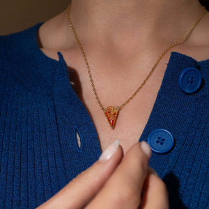 Diamond Shimmer Foils Necklace - Kate Koel
