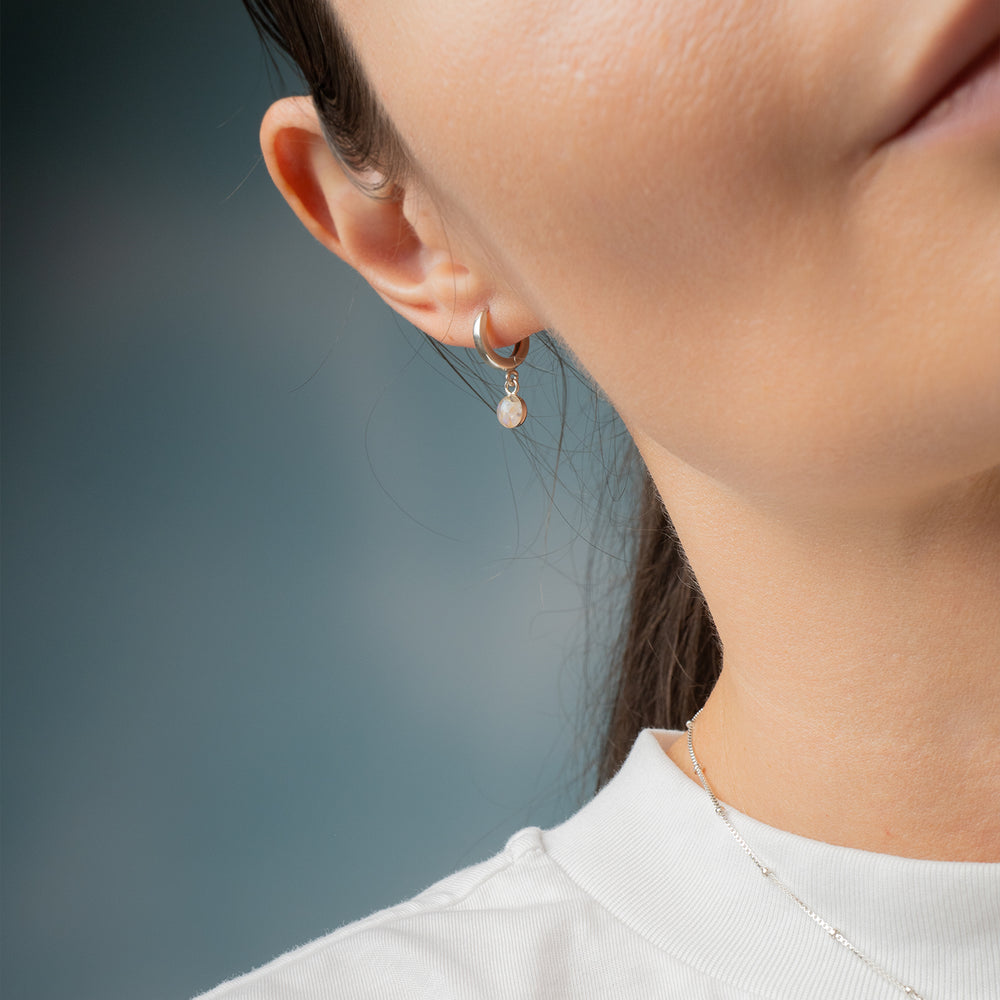 
                      
                        Opal Hoop Earrings
                      
                    