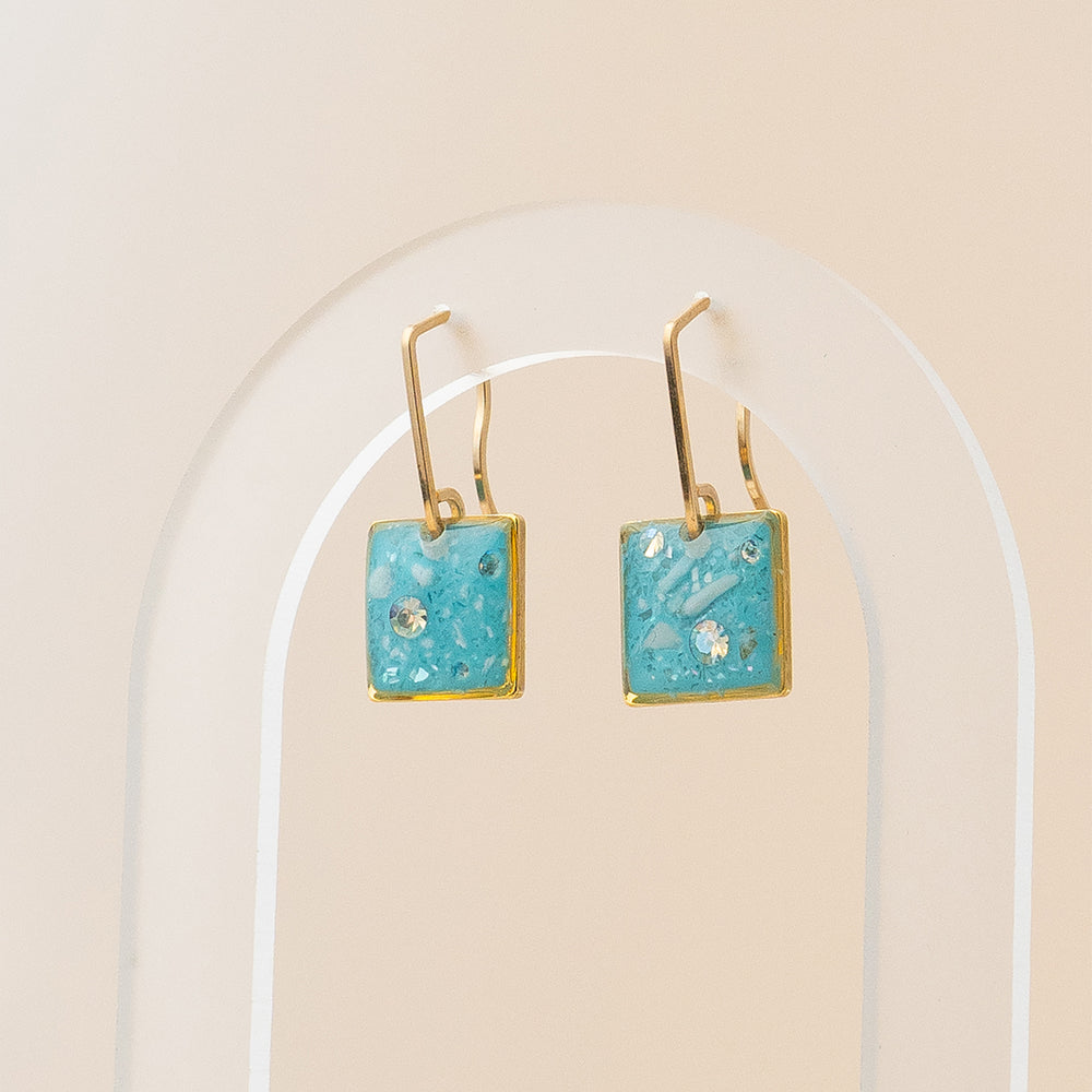 
                      
                        Ocean Square Earrings
                      
                    