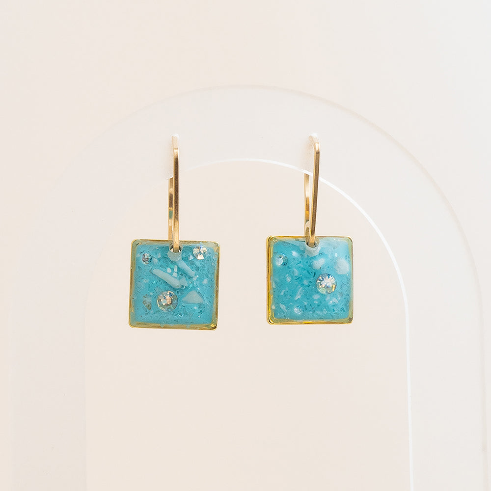 
                      
                        Ocean Square Earrings
                      
                    