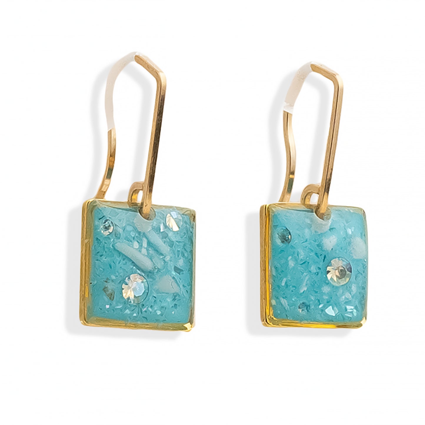 Ocean Square Earrings