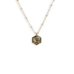 Fall Hexagon Necklace - Kate Koel