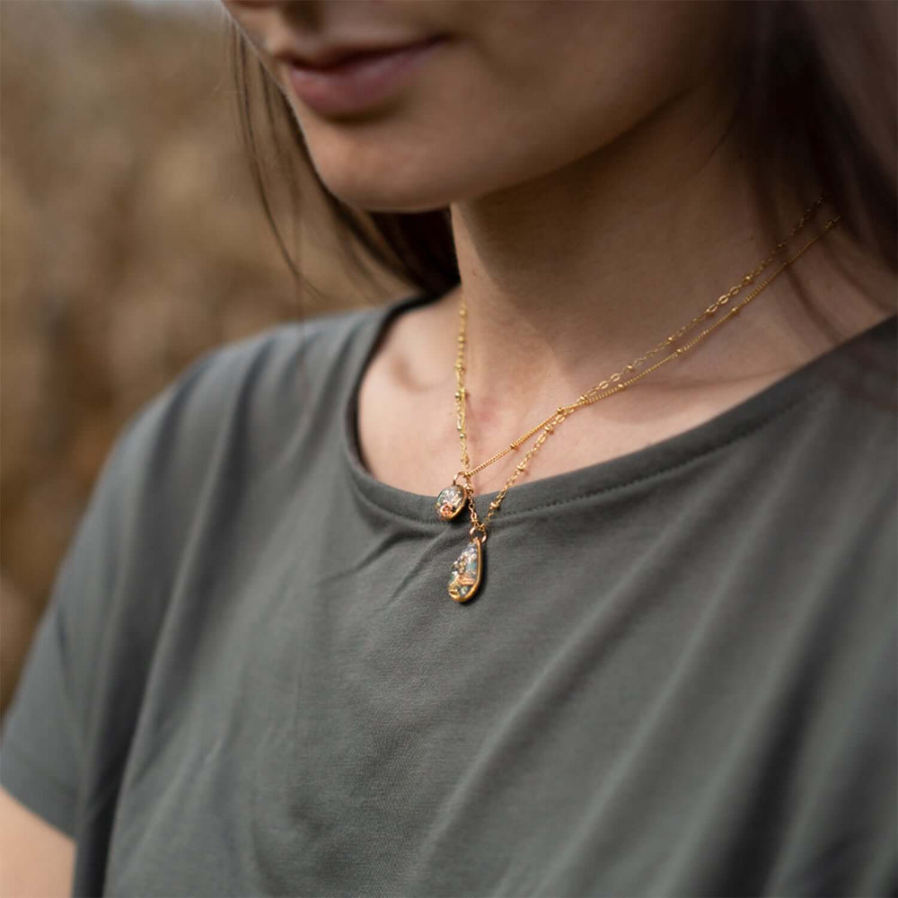 Fall Teardrop Necklace - Kate Koel