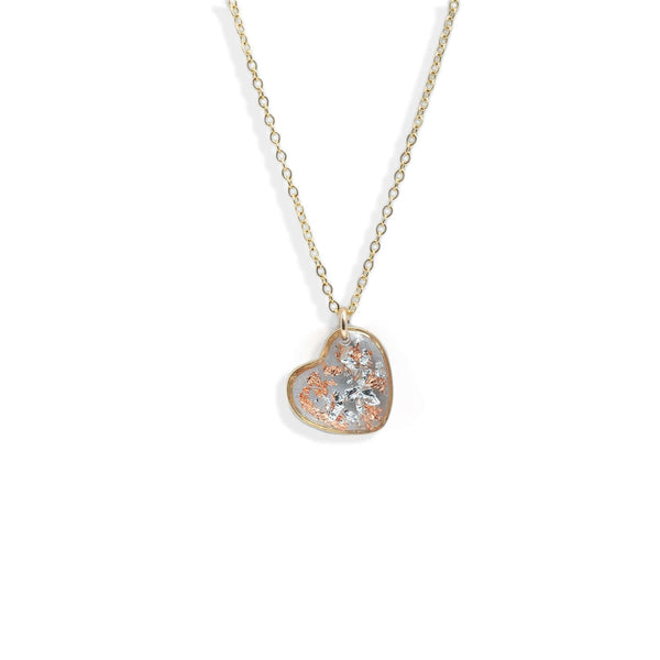 Foils Heart Necklace - Kate Koel