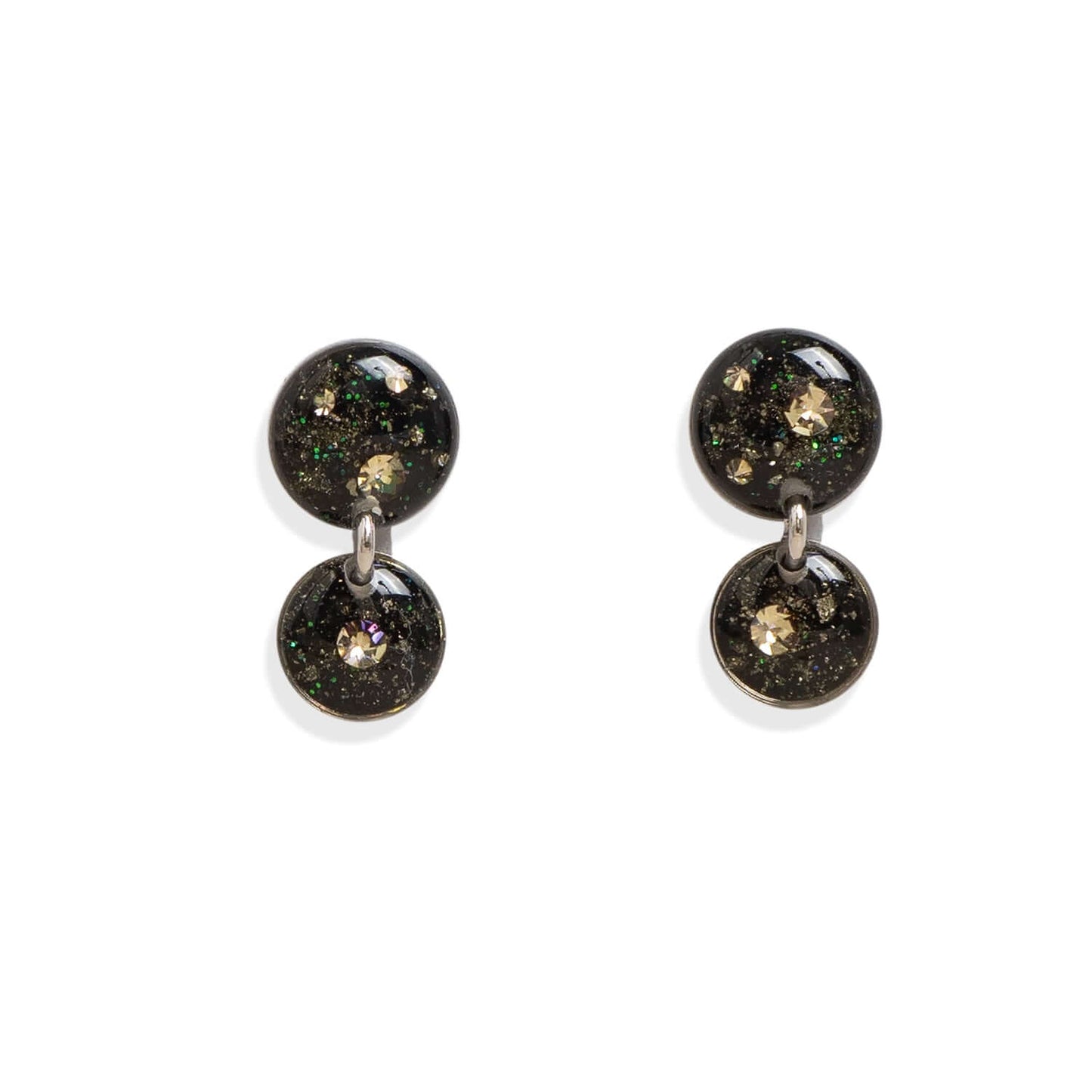 Galaxy Double Circle Stud Earrings - Kate Koel