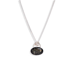 Galaxy Lock Silver Necklace - Kate Koel