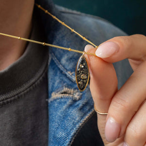 Galaxy Oval Necklace - Kate Koel