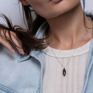 Galaxy Oval Necklace - Kate Koel