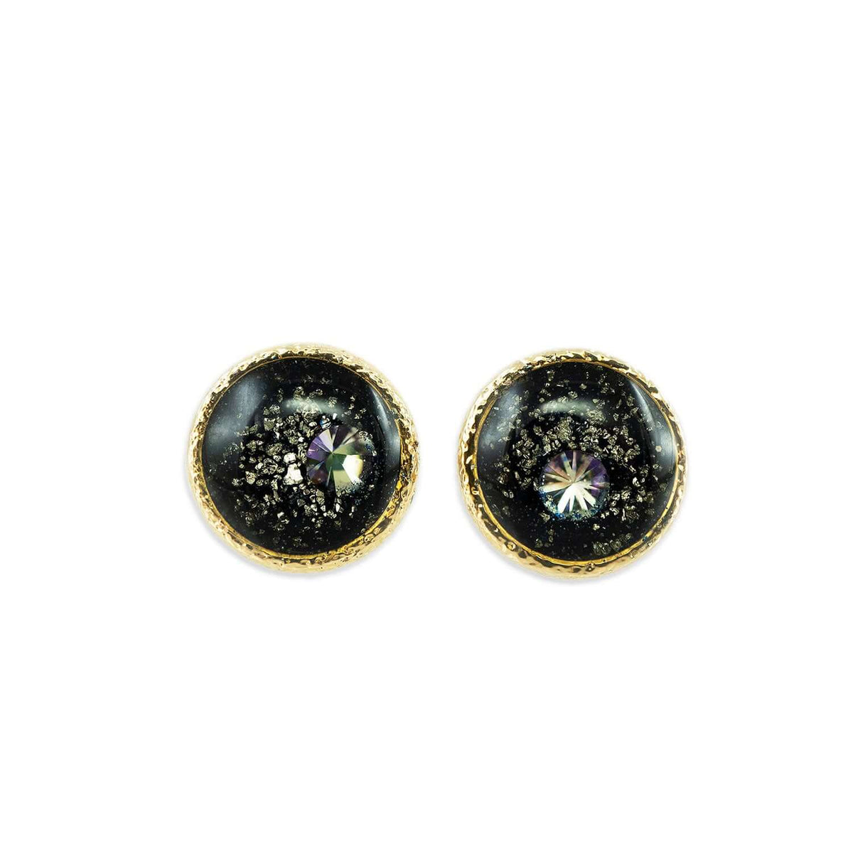 Galaxy Round Earrings