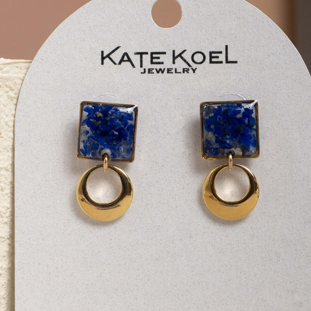 Gem Statement Stud Earrings - Kate Koel