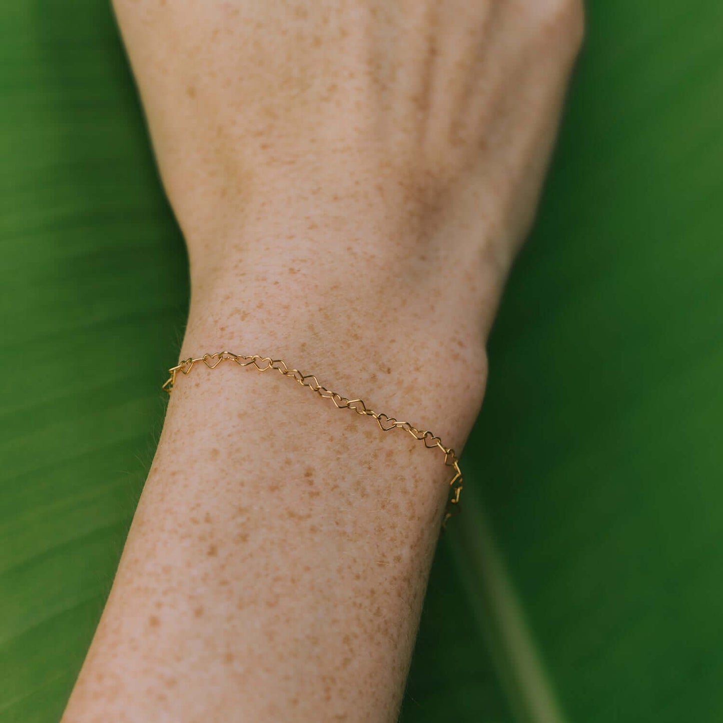 Gold Heart Chain - Kate Koel