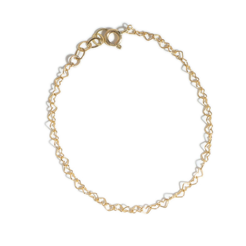 Gold Heart Chain - Kate Koel
