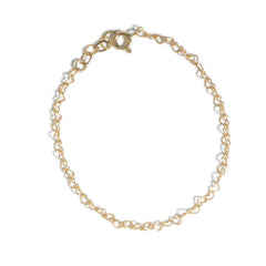 Gold Heart Chain - Kate Koel