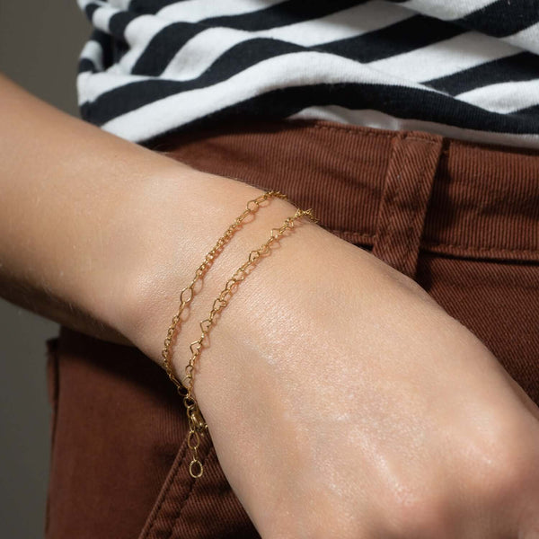 Gold Heart Chain - Kate Koel